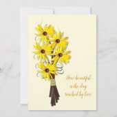 Uitnodiging voor Floral Wedding (Achterkant)