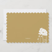 Uitnodiging voor Flower Power (Achterkant)