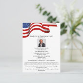 Uitnodiging voor fondsenwerving in het kader van p (Staand voorkant)