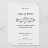 Uitnodiging voor forelvisfeest (Voorkant)