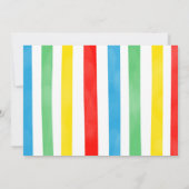 Uitnodiging voor foto van stuiterende jongen (Achterkant)