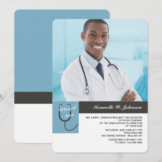 Uitnodiging voor foto van zorgverlener (Voorkant / Achterkant)