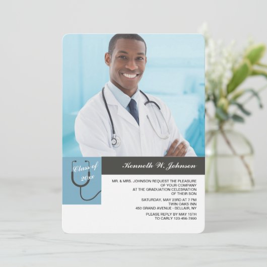 Uitnodiging voor foto van zorgverlener (Staand voorkant)