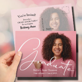 Uitnodiging voor Fotogradatie voor grafische scrip