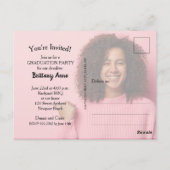 Uitnodiging voor Fotogradatie voor grafische scrip (Achterkant)