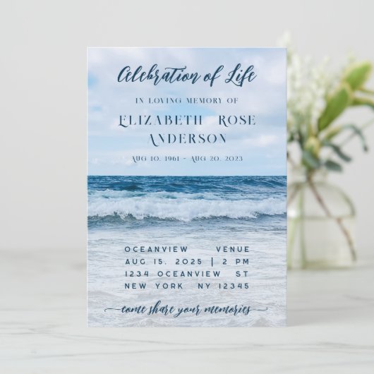 Uitnodiging voor Fotografie bij Viering van het Le (Staand voorkant)