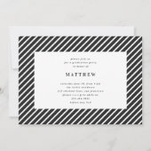 Uitnodiging voor fotografie met gebluste typografi (Achterkant)