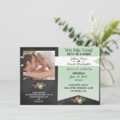 Uitnodiging voor  fotopost Wedding Party (Staand voorkant)