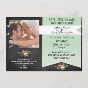 Uitnodiging voor fotopost Wedding Party