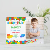 Uitnodiging voor foto's blokkeren (Staand voorkant)