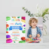 Uitnodiging voor foto's blokkeren (Staand voorkant)