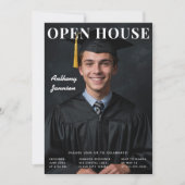 Uitnodiging voor foto's op Open Huis diploma-uitre (Voorkant)