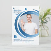 Uitnodiging voor foto's van het eindexamenfeest va (Staand voorkant)