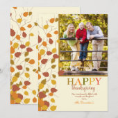 Uitnodiging voor foto's van magnifieke Herfst (Voorkant / Achterkant)