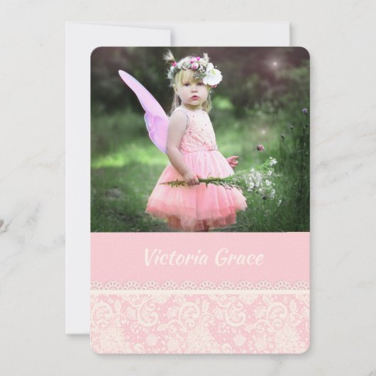 Uitnodiging voor foto's van Precious Lace (Voorkant)