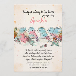 Uitnodiging voor Four Little Birds