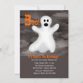 Uitnodiging voor Friendly Ghost Halloween Party (Voorkant)
