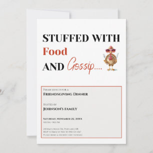 Uitnodiging voor Friendsgiving