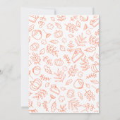 Uitnodiging voor Friendsgiving-diner (Achterkant)