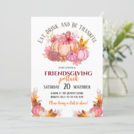Uitnodiging voor Friendsgiving Potluck