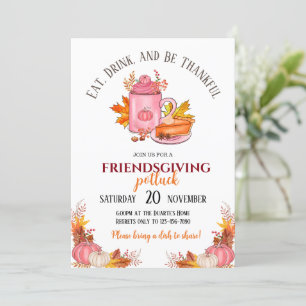 Uitnodiging voor Friendsgiving Potluck