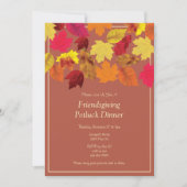 Uitnodiging voor Friendsgiving Potluck Dinner Part (Voorkant)