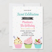 Uitnodiging voor Frozen Yogurt party (Voorkant)