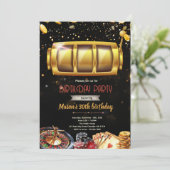 Uitnodiging voor fruitautomaat (Staand voorkant)