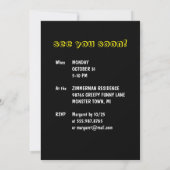 Uitnodiging voor Fun & Creepy Halloween Party (Achterkant)