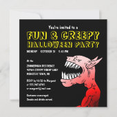 Uitnodiging voor Fun & Creepy Halloween Party (Voorkant)