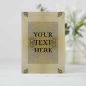 Uitnodiging voor Futuristic Art Deco Party (Staand voorkant)