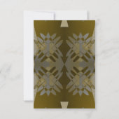 Uitnodiging voor Futuristic Art Deco Party (Achterkant)