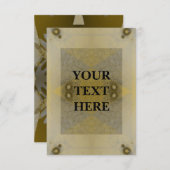 Uitnodiging voor Futuristic Art Deco Party (Voorkant / Achterkant)