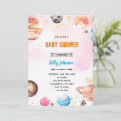 Uitnodiging voor Galaxy buitenruimte douche (Staand voorkant)