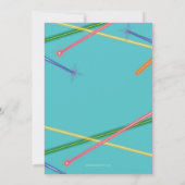 Uitnodiging voor Game On Arcade Pizza Feestje (Achterkant)