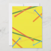 Uitnodiging voor Game On Arcade Pizza Feestje (Achterkant)