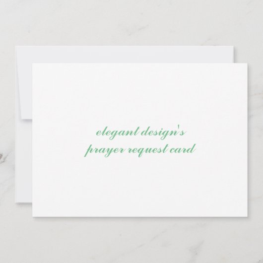 uitnodiging voor gebed (Achterkant)