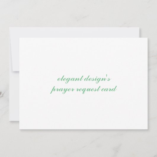 uitnodiging voor gebed (Voorkant)