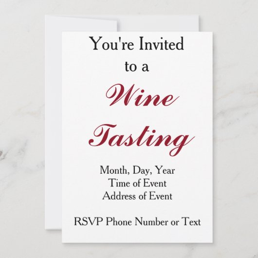 Uitnodiging voor gebeurtenissen tijdens het brande (Achterkant)