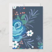 Uitnodiging voor gebilderde flesjesbridale douche (Achterkant)