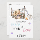 * Uitnodiging voor geboorte uit tot de Vrede & Lie (Voorkant / Achterkant)