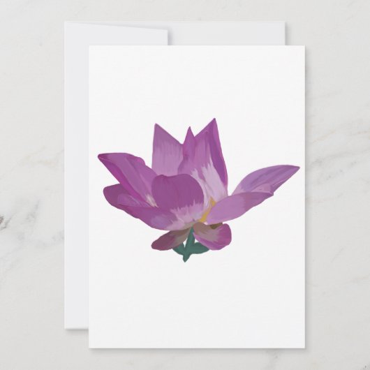 Uitnodiging voor gebrande bloemen Bridal Shower (Achterkant)