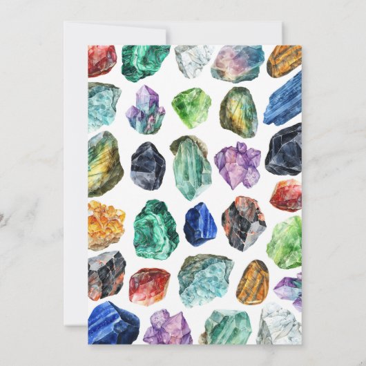 Uitnodiging voor geologie, Gem Mining Invitation (Achterkant)