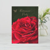 Uitnodiging voor gepensioneerde (Staand voorkant)