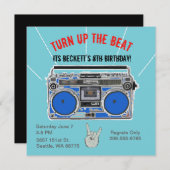 Uitnodiging voor gepersonaliseerde danspartner (Voorkant / Achterkant)