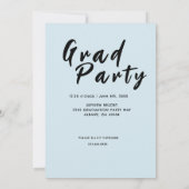 Uitnodiging voor gepersonaliseerde fotoafstudeerfe (Achterkant)