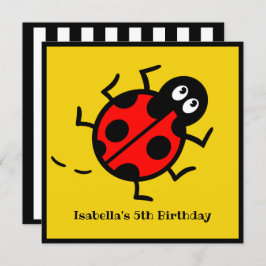 Uitnodiging voor gepersonaliseerde Ladybird Patter