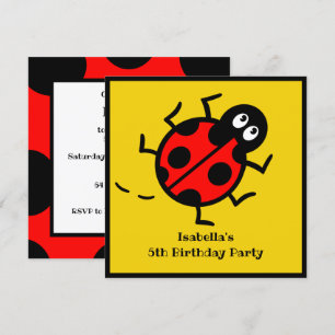 Uitnodiging voor gepersonaliseerde Ladybird Patter