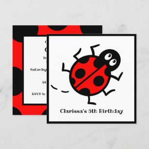 Uitnodiging voor gepersonaliseerde Ladybird Patter
