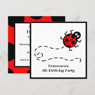 Uitnodiging voor gepersonaliseerde Ladybird Patter